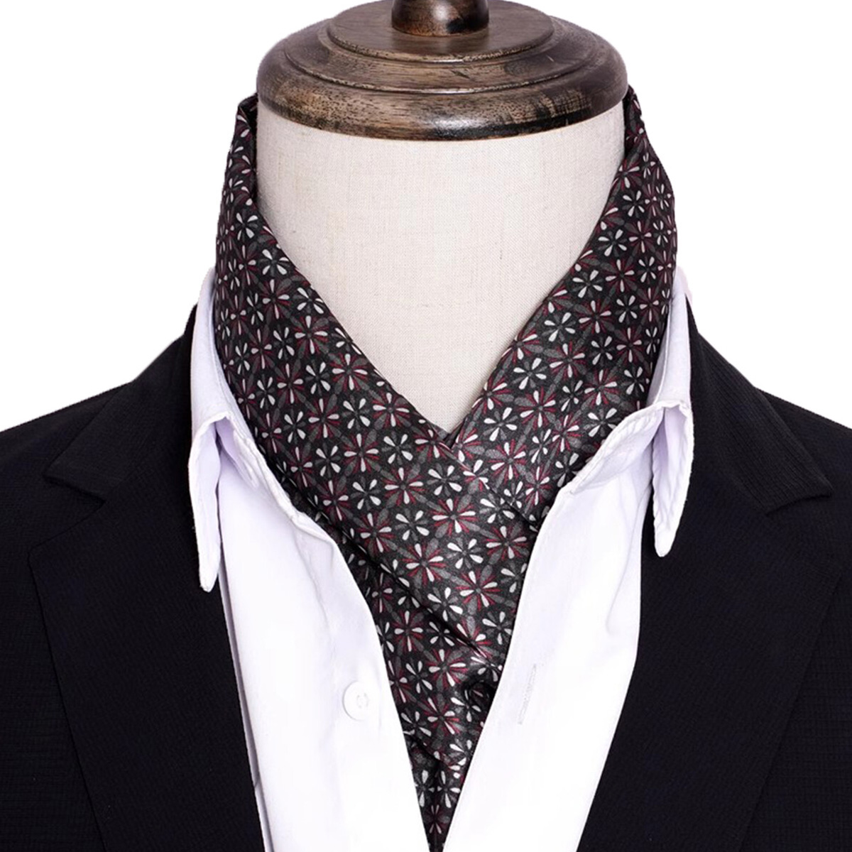 Men Accessories For Neck - Nueva bufanda de seda a rayas