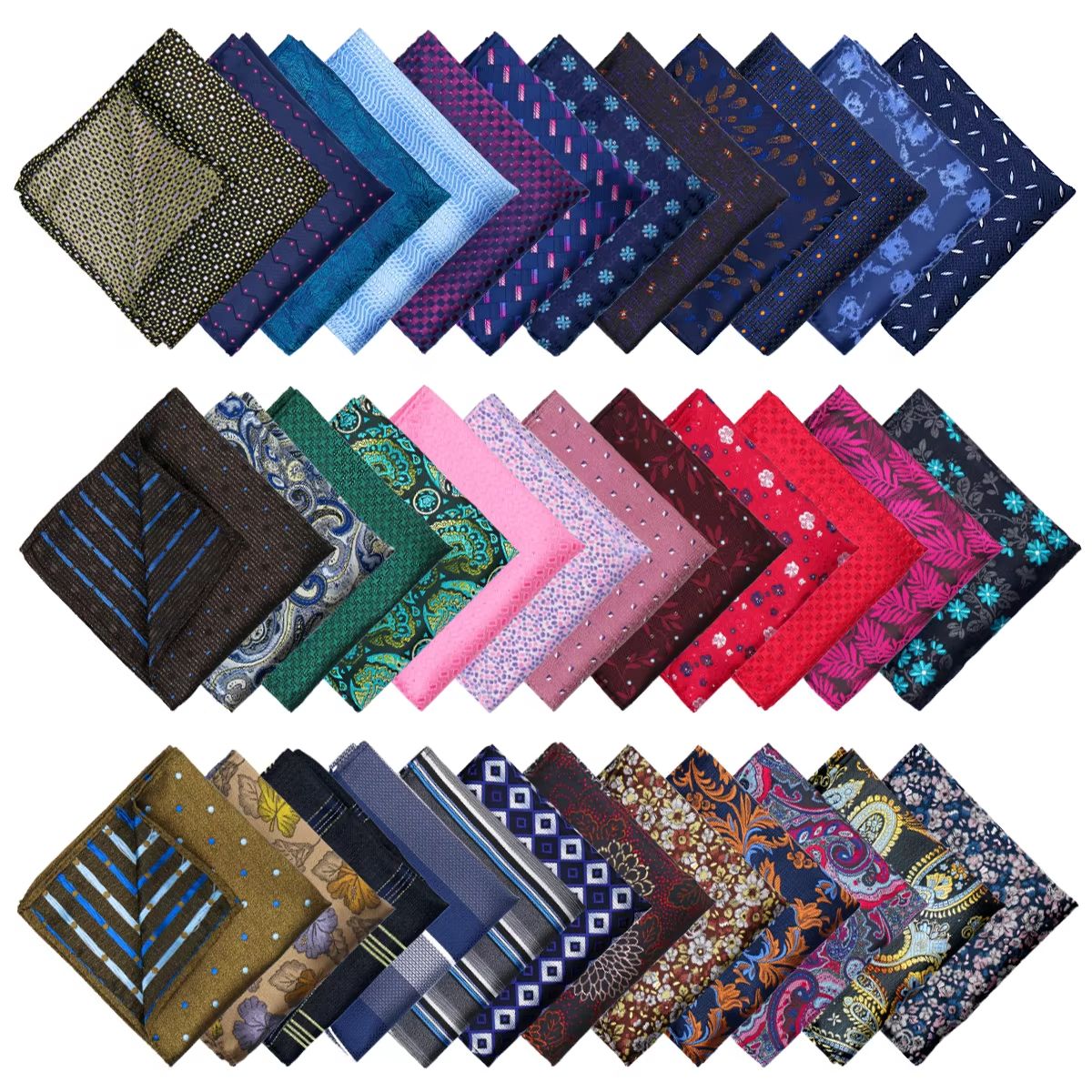 Men Accessories Elegant - Elegante Pañuelo de Bolsillo para Hombre,