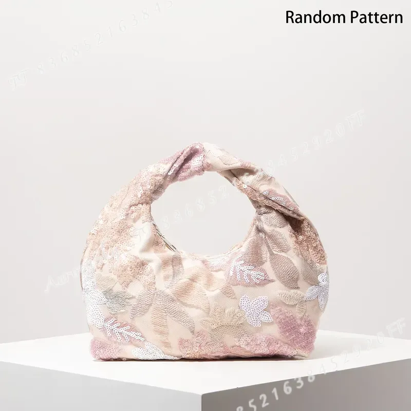 Men Accessories Elegant - Bolso de Mano de Lentejuelas de