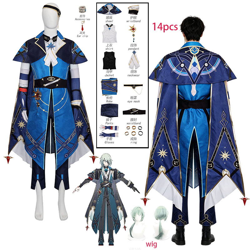 Men'S Accessories Anime - Disfraz de Cosplay de Anaxagoras del