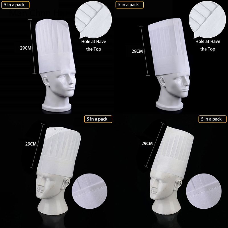 Men Accessories Shop - Gorro Desechable de Cocina Para Restaurante,
