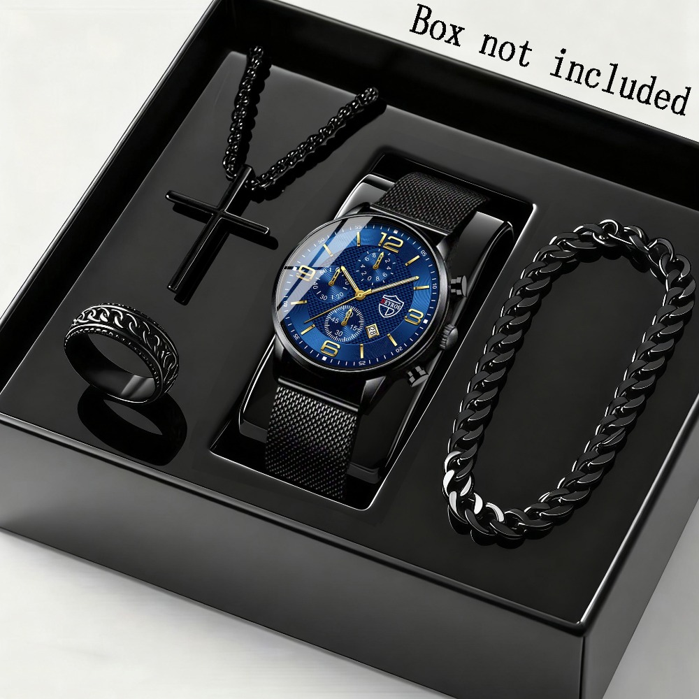 Juego de 4 piezas de reloj de  - Men Accessories Elegant reseña y precio