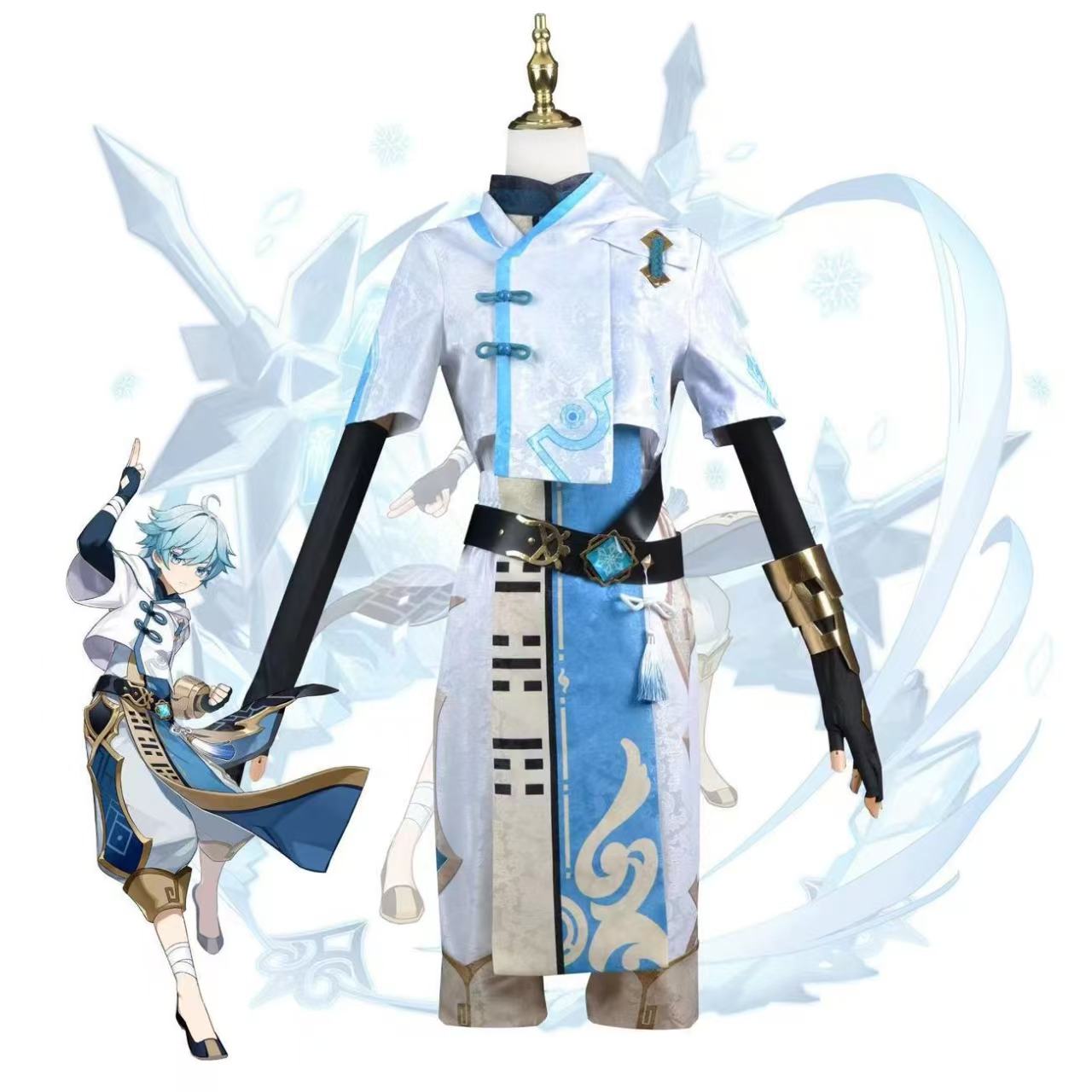 Disfraz de Genshin Impact Chon - Men'S Accessories Anime reseña y precio