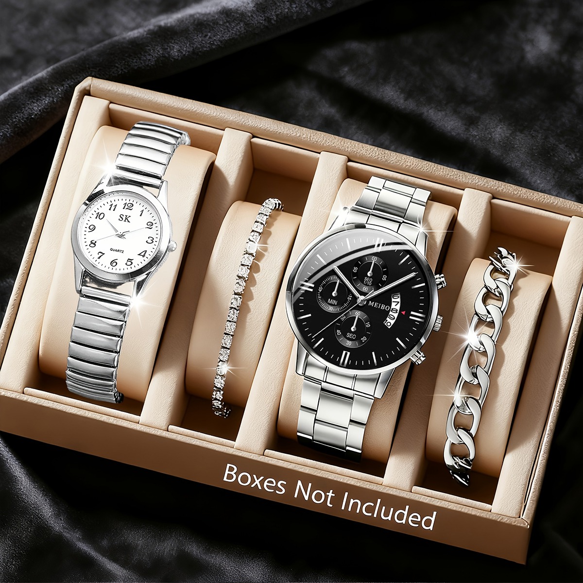 Juego de 4 relojes de pulsera  - Men Accessories Elegant reseña y precio