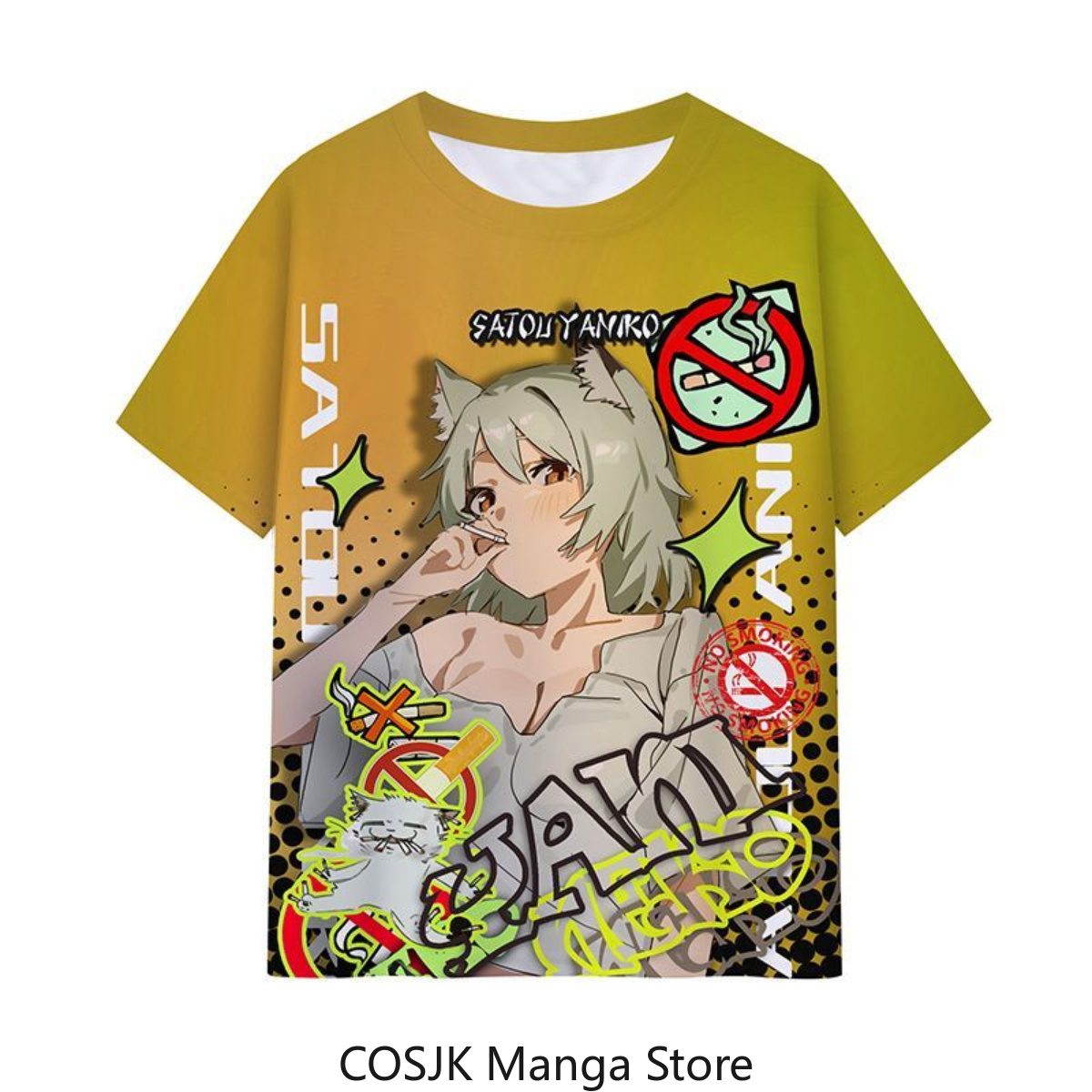 Camiseta de Anime Chainsmoker  - Men'S Accessories Anime reseña y precio