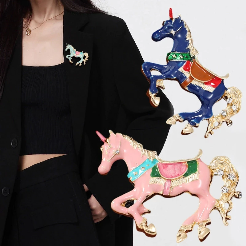 Broches de caballo esmaltados  - Men Accessories Bouquet reseña y precio