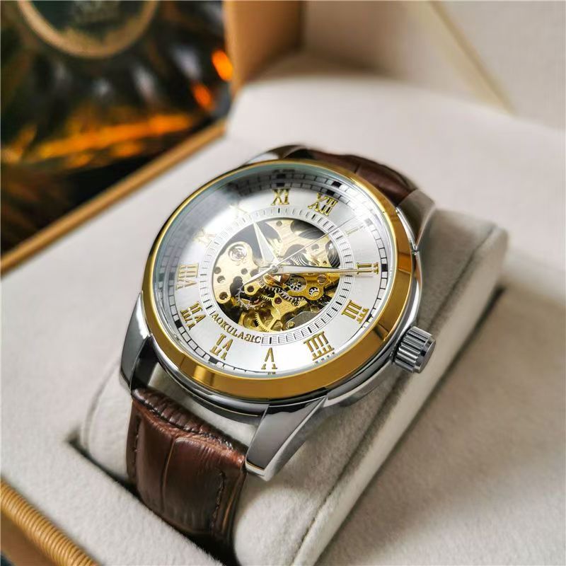 Elegante reloj mecánico automá - Men Accessories Elegant reseña y precio
