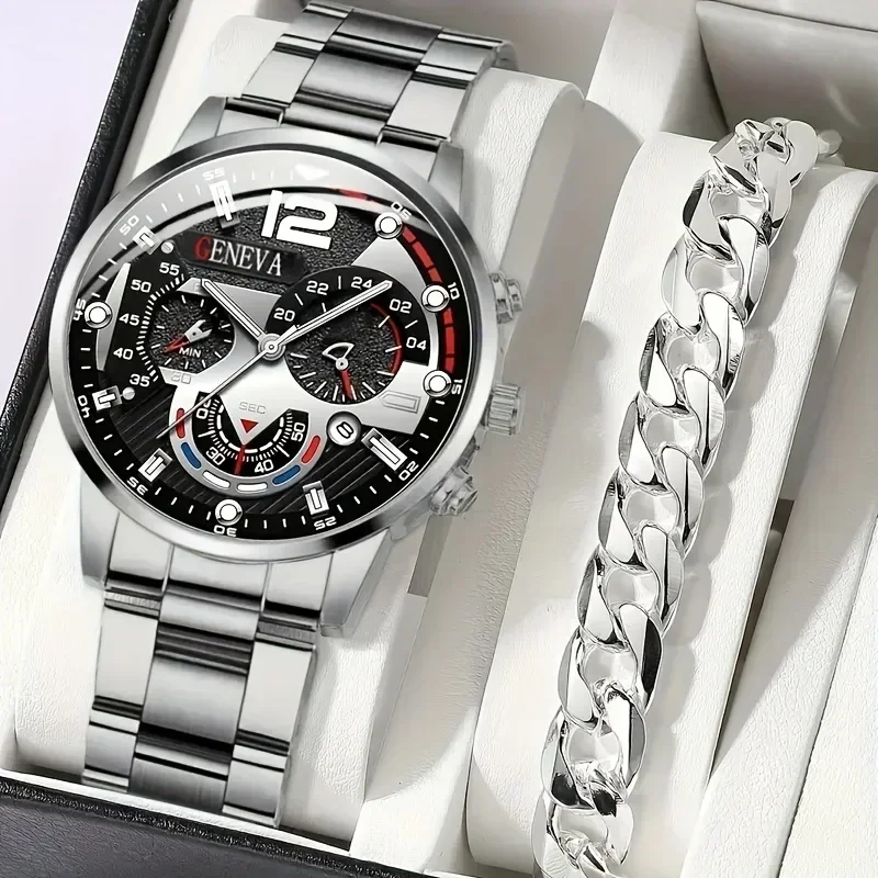 Juego de 2 Relojes de Cuarzo c - Men Accessories Elegant reseña y precio