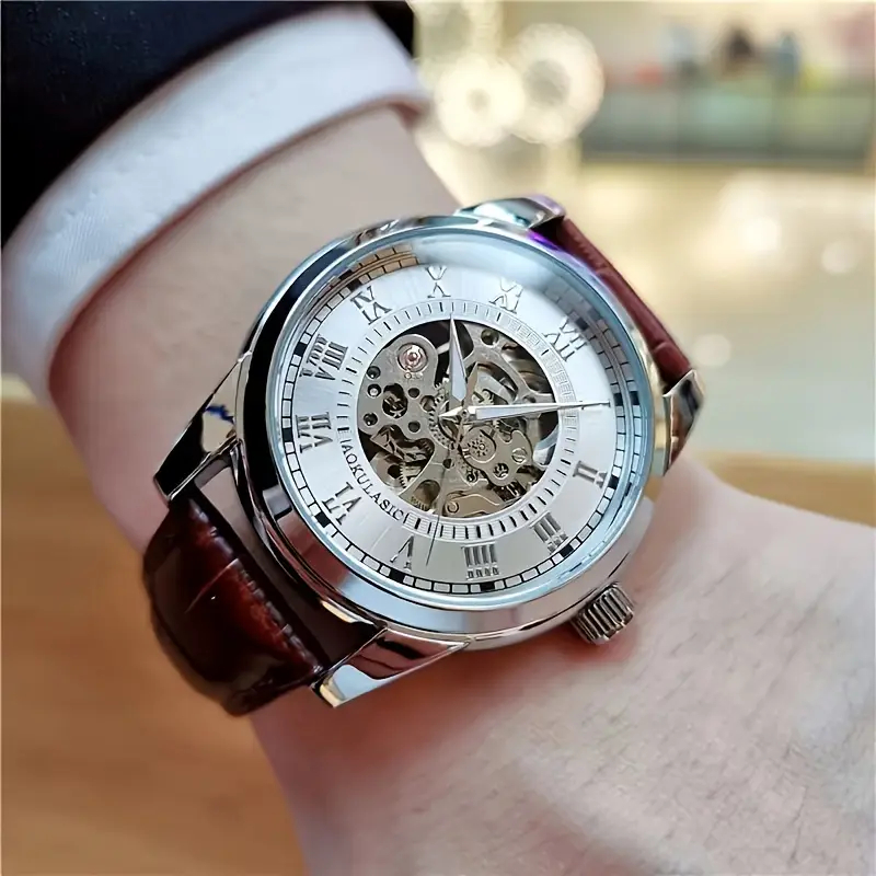 Elegante reloj mecánico automá - Men Accessories Elegant reseña y precio